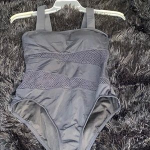 Black one piece swimsuit